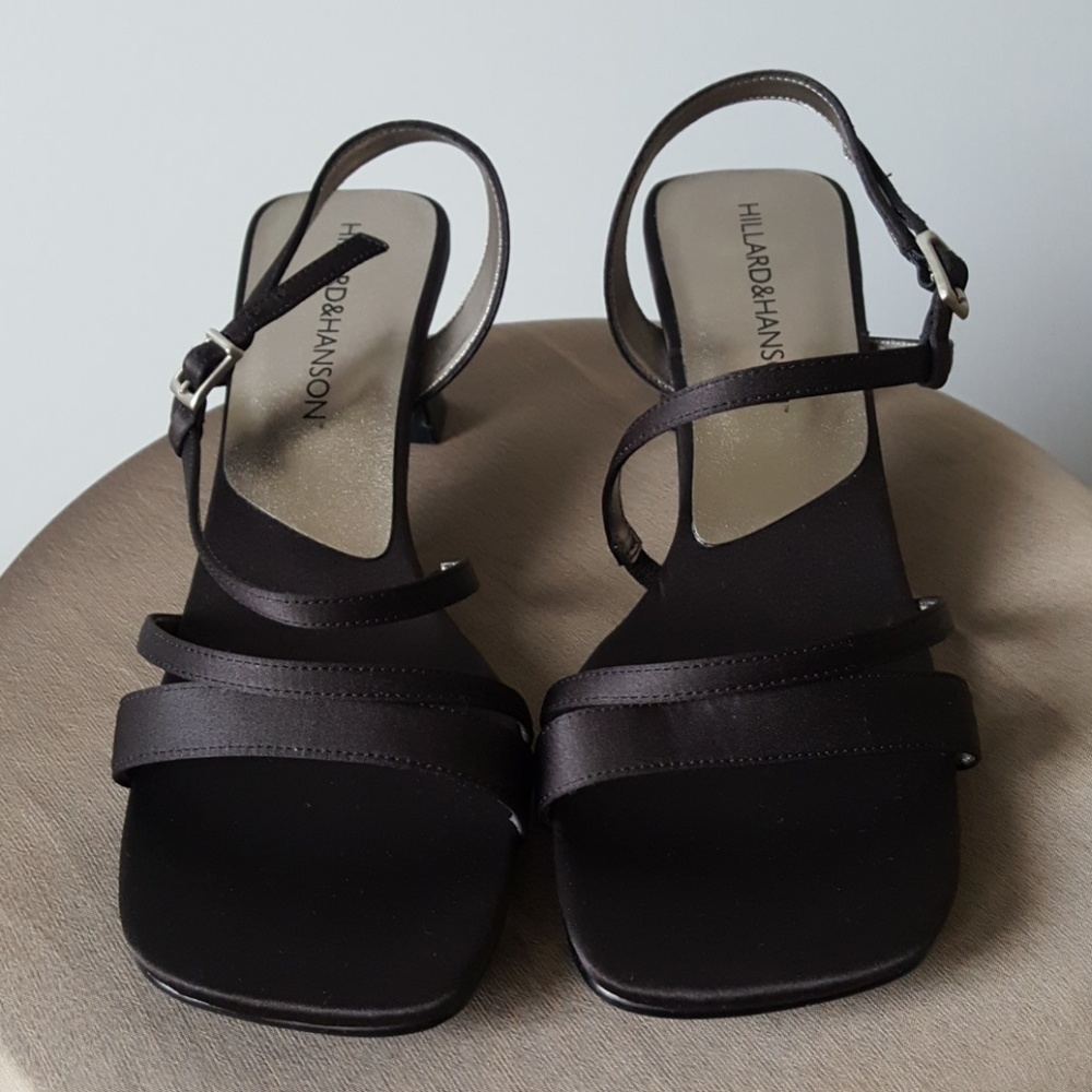 Hillard & Hanson Black Dress Heels - NWOT - Picture 3 of 8